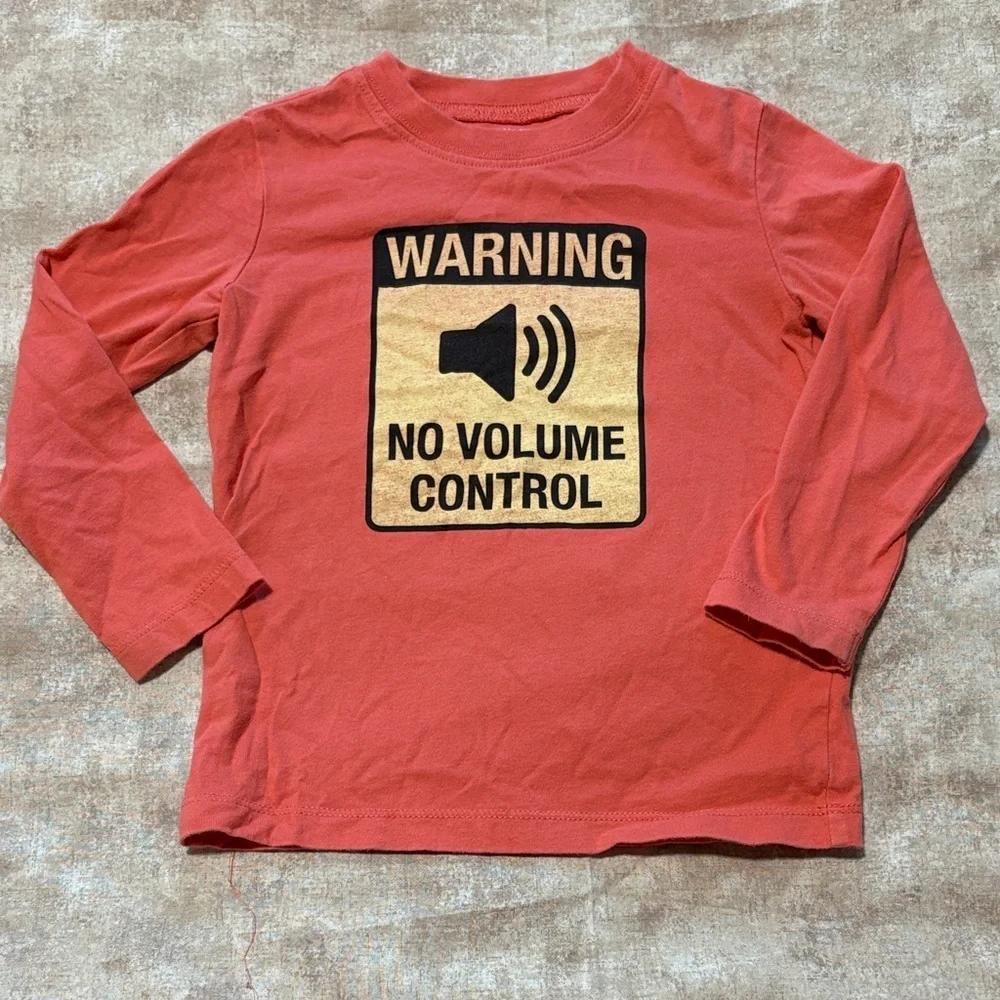 OshKosh B'gosh Red Long Sleeve Tee with Fun Print